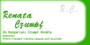 renata czumpf business card